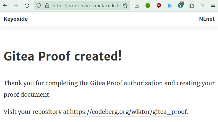 proof created